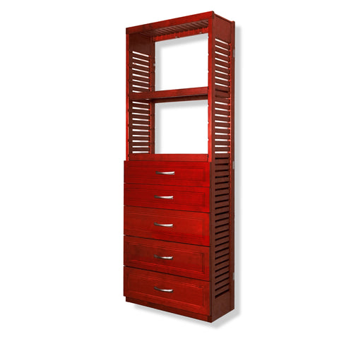 12in Deep Tower with 5 Drawers - Modern