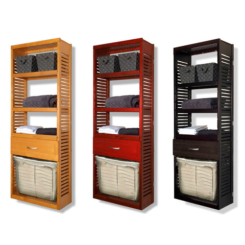 12in Deep Tower with Drawer and Laundry - Modern