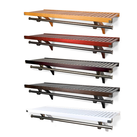16" Deep 4 ft. Shelf and Rod