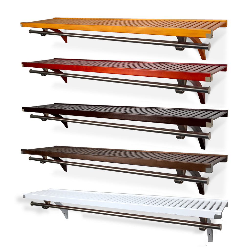 16" Deep 6 ft. Shelf and Rod