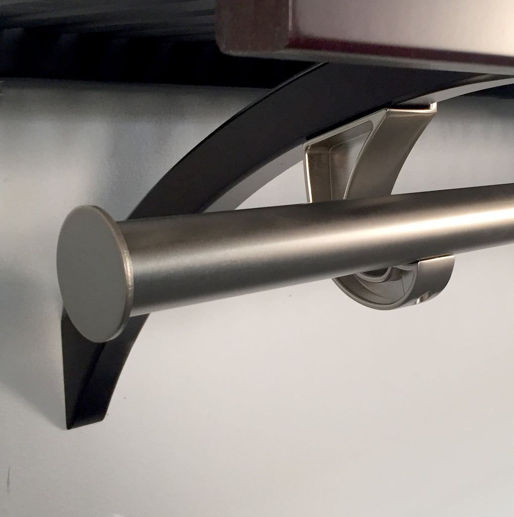 16" Deep 6 ft. Shelf and Rod