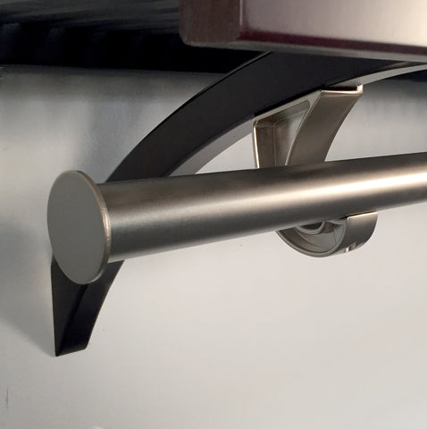 16" Deep 4 ft. Shelf and Rod