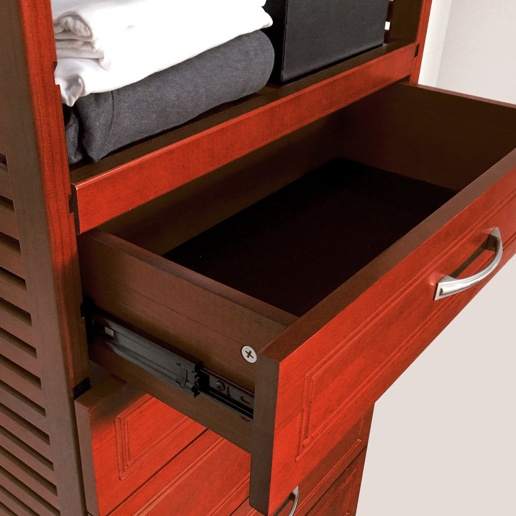 12in Deep Tower with Doors and 5 Drawers - Modern