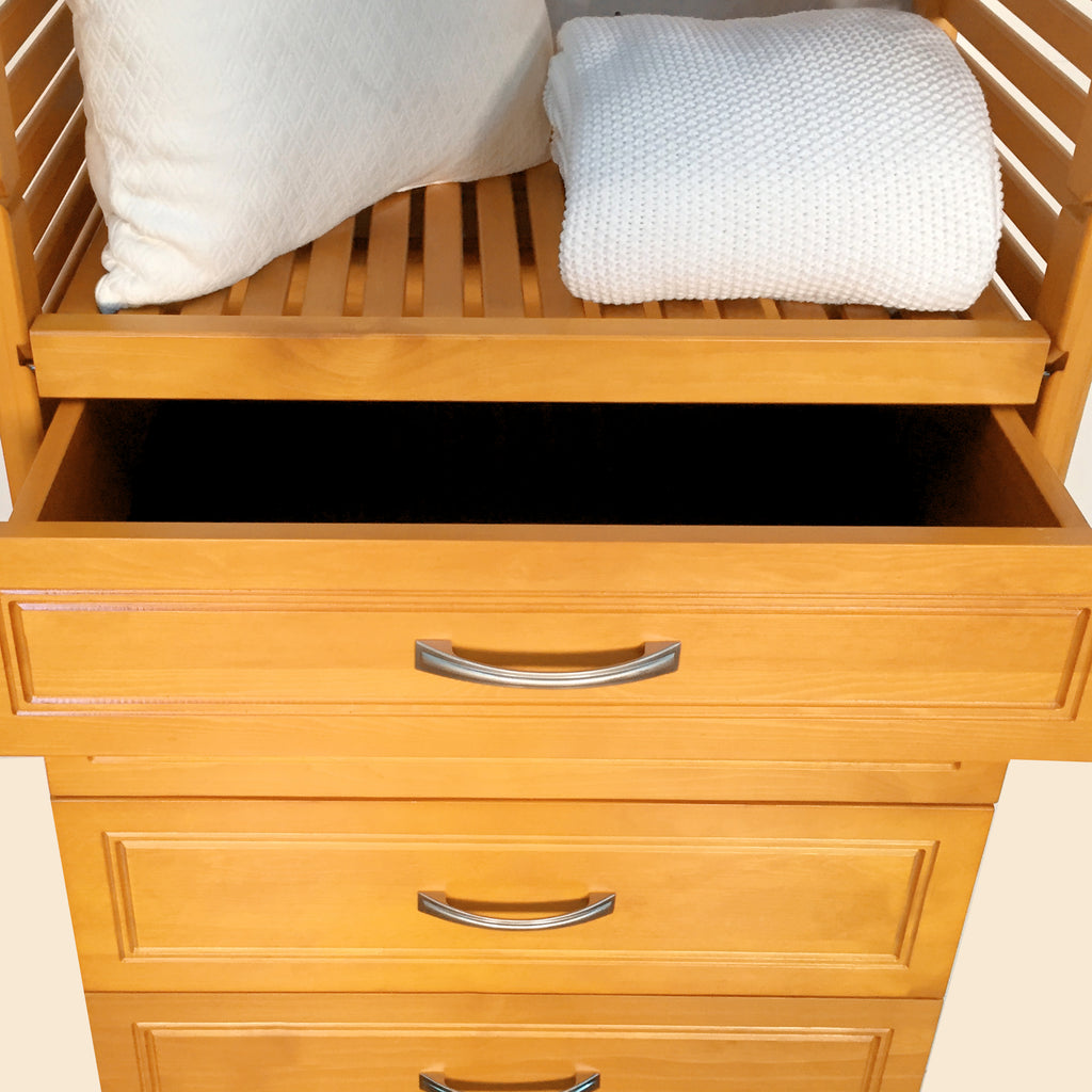 16in Deep Tower with Doors and 5 Drawers - Modern