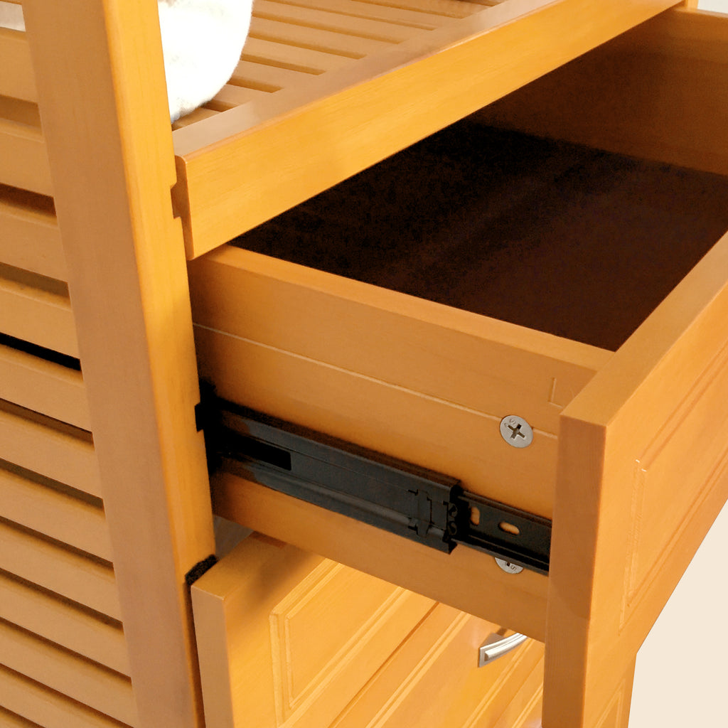 16in Deep Tower with Doors and 5 Drawers - Modern