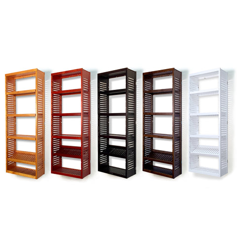 12in Deep Tower with Shelves