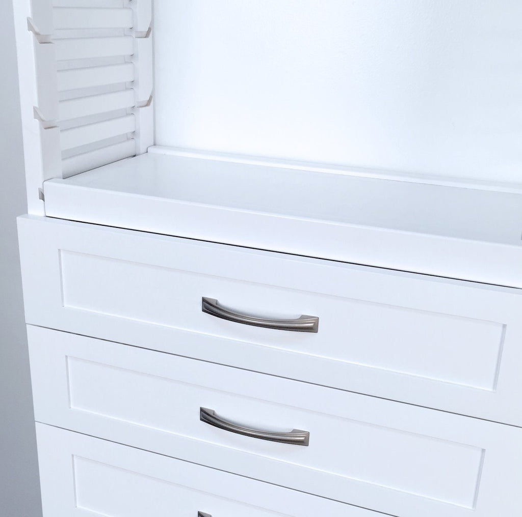 12in. Deep Solid Drawer Top Adjustable Shelf