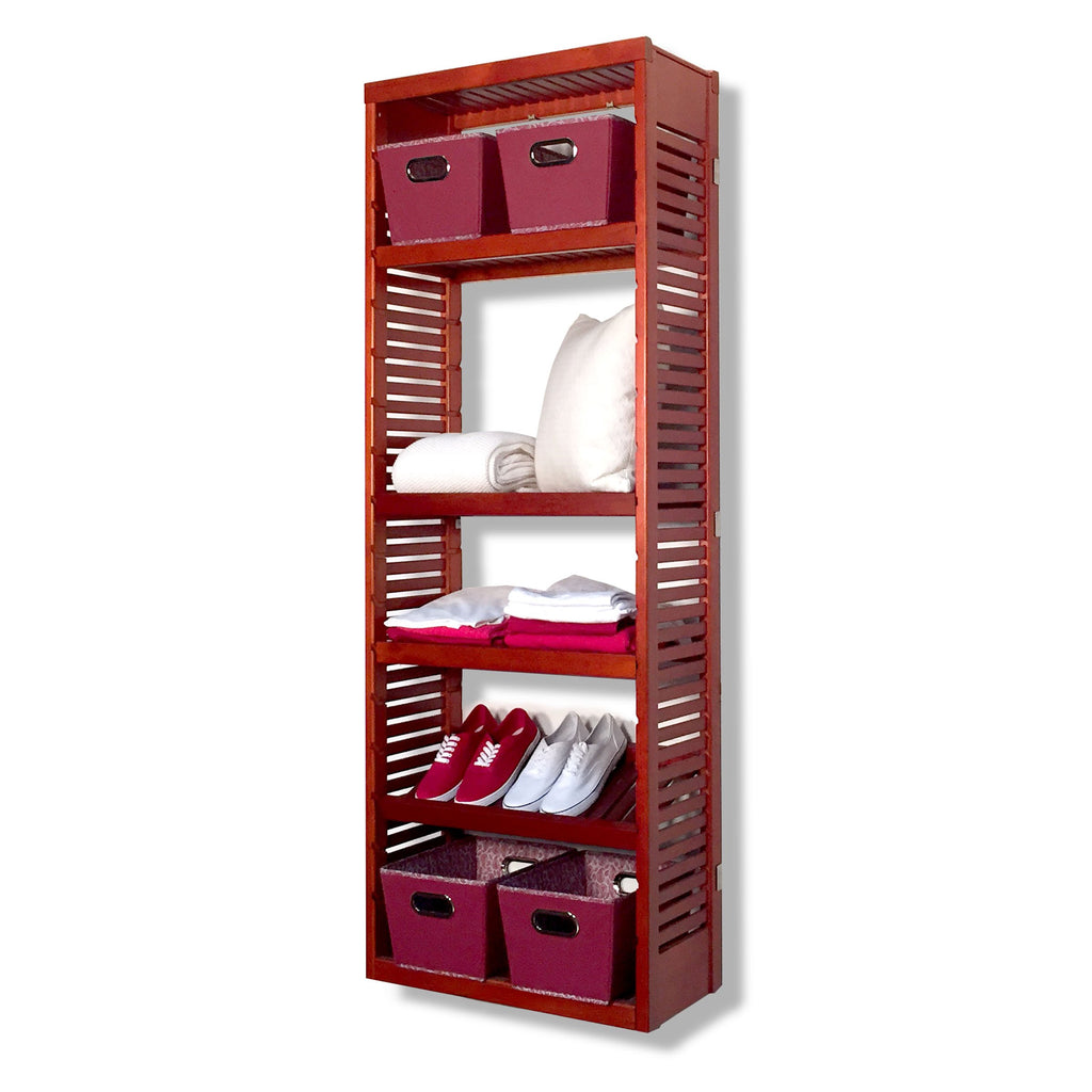 12in Deep Tower with Shelves