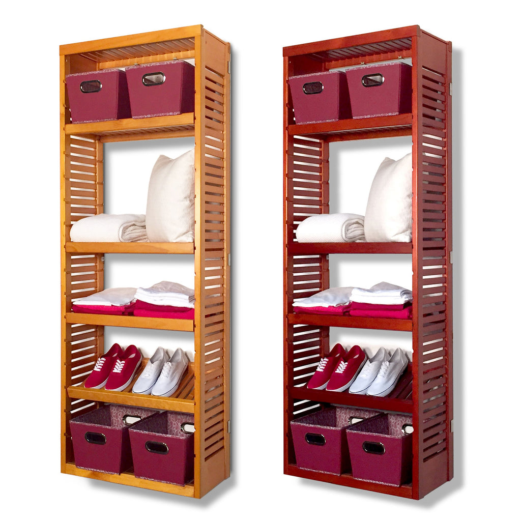 12in Deep Tower with Shelves