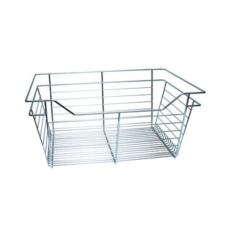 Häfele 11" High Wire Basket For 16" Deep Closet Organizer Tower Kits