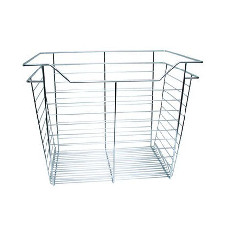 Häfele 17" High Wire Basket For 16" Deep Closet Organizer Tower Kits