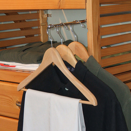 Valet Rod for 12" Deep Shelving