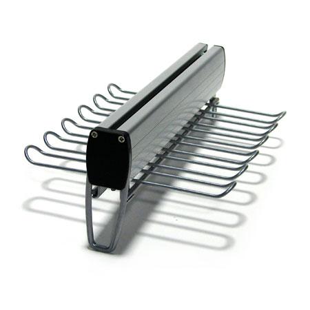 Under Shelf  Mount Tie & Belt Rack for 12" Deep Shelving