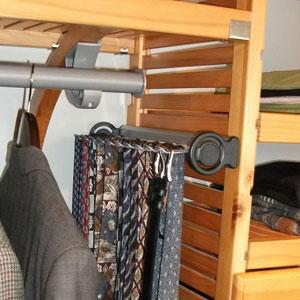 Side Mount Tie & Belt Rack for 16" Deep Shelving