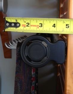 Side Mount Tie & Belt Rack for 16" Deep Shelving