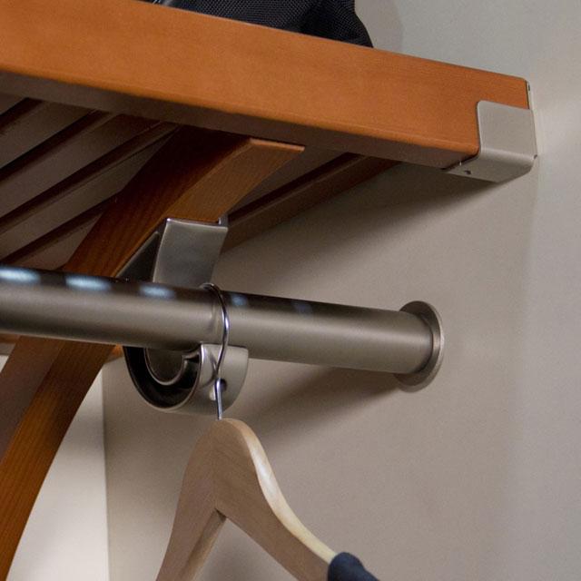 Metal Garment Bar J-Hook Kit
