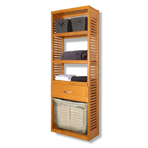 12in Deep Tower with Drawer and Laundry - Modern