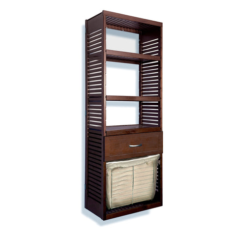 16in Deep Tower with Drawer and Laundry - Shaker