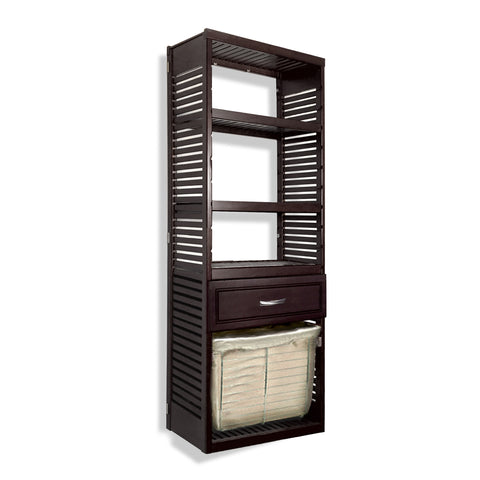 16in Deep Tower with Drawer and Laundry - Modern
