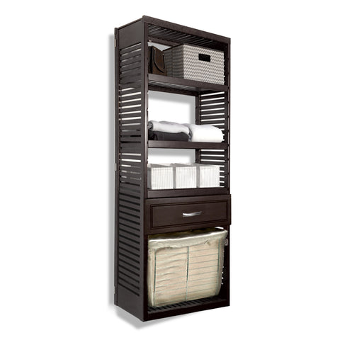 16in Deep Tower with Drawer and Laundry - Modern