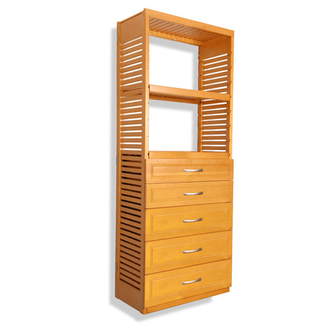 16in Deep Tower with 5 Drawers - Modern