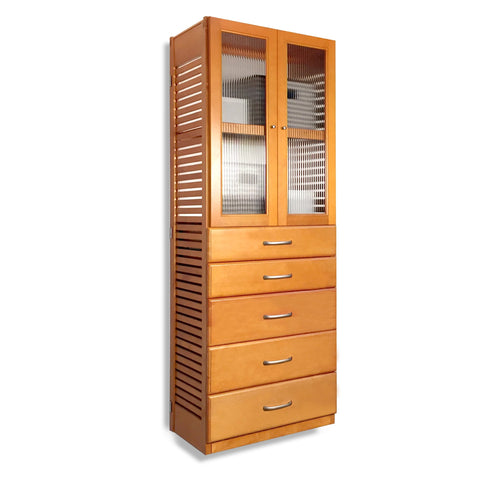 Test of 16in Deep Tower with 5 Drawers and Doors