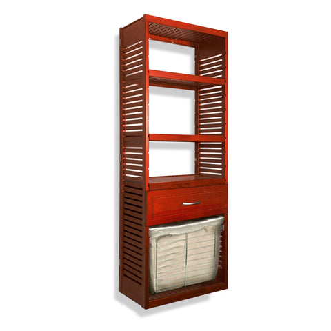 16in Deep Tower with Drawer and Laundry - Modern