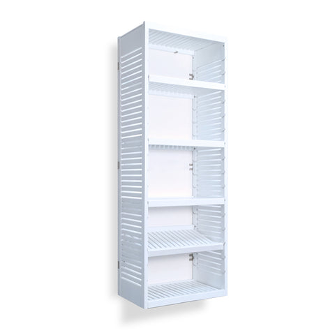 16in Deep Tower with Shelves
