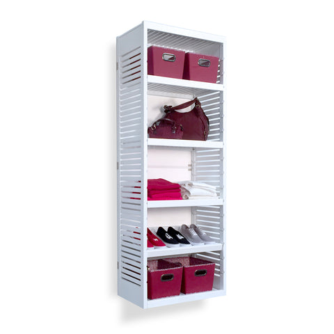 16in Deep Tower with Shelves