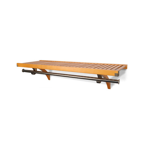 16" Deep 4 ft. Shelf and Rod