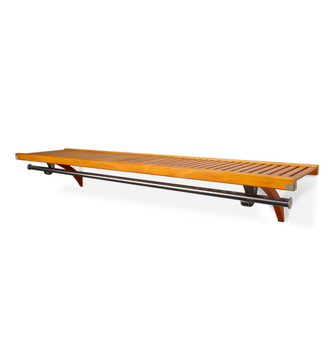 16" Deep 6 ft. Shelf and Rod