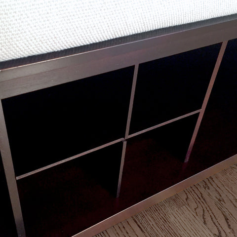 Entryway Bench - 2 Bins & 1 Shoe Divider