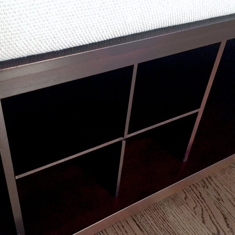 Entryway Bench - 1 Bin & 2 Shoe Dividers