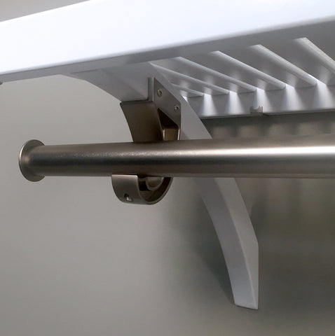 16" Deep 4 ft. Shelf and Rod