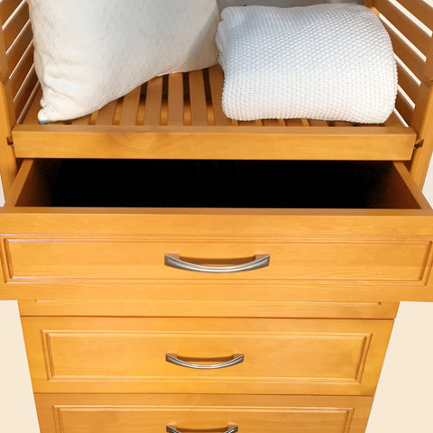 16in Deep Tower with Doors and 5 Drawers - Modern