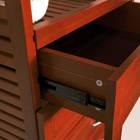 16in Deep Tower with Doors and 5 Drawers - Modern