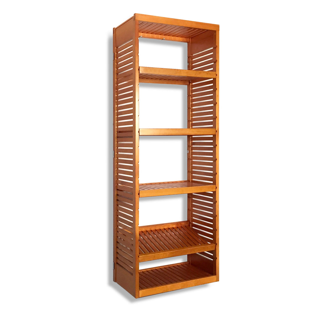 16in Deep Tower with Shelves