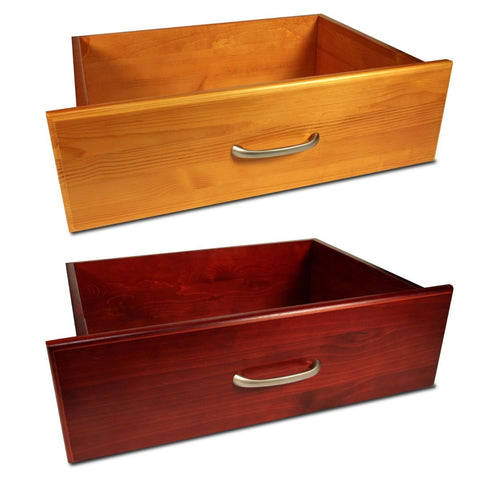 Honey Maple 8" High Drawer Kit For John Louis Home Closet Organizer Tower Kit