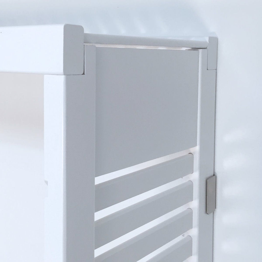 Woodcrest White 12" Deep 6 ft. Tower Kit