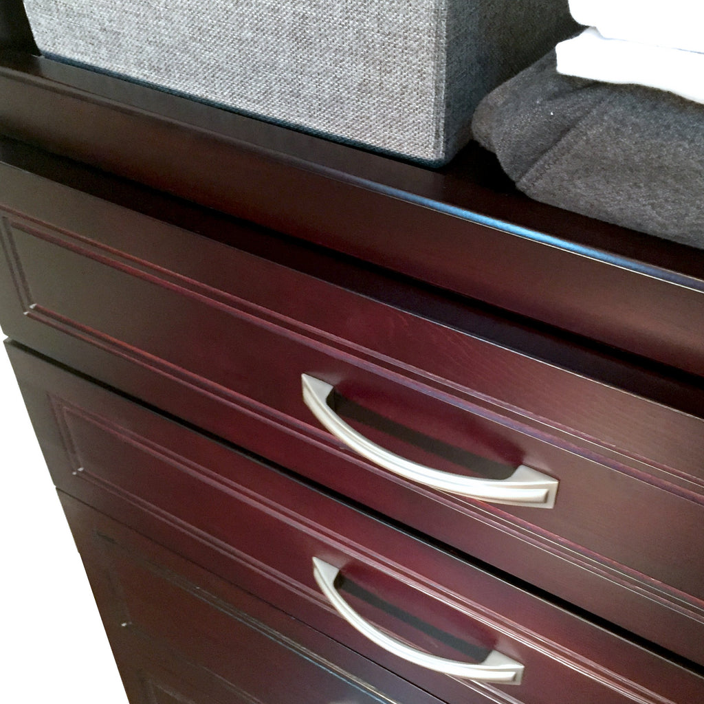Woodcrest 12in Deep Tower with 5 Drawers