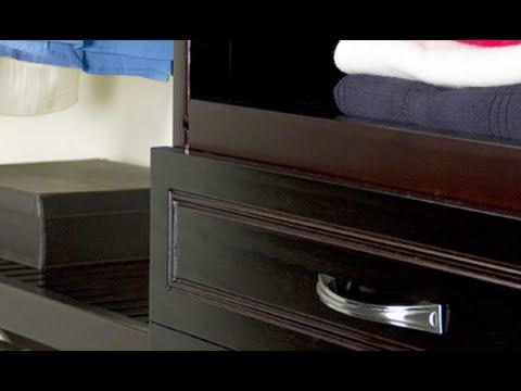 Woodcrest Espresso 6" High x 12" Deep Drawers