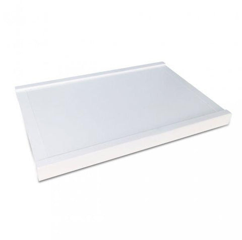 Woodcrest White 16" Solid Drawer Top Adjustable Shelf