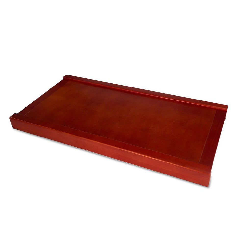 Red Mahogany 12" Solid Drawer Top Adjustable Shelf