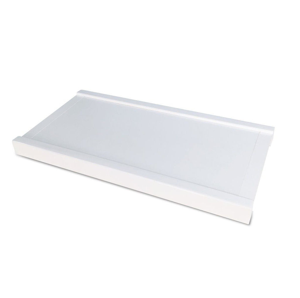 Woodcrest White 12" Solid Drawer Top Adjustable Shelf