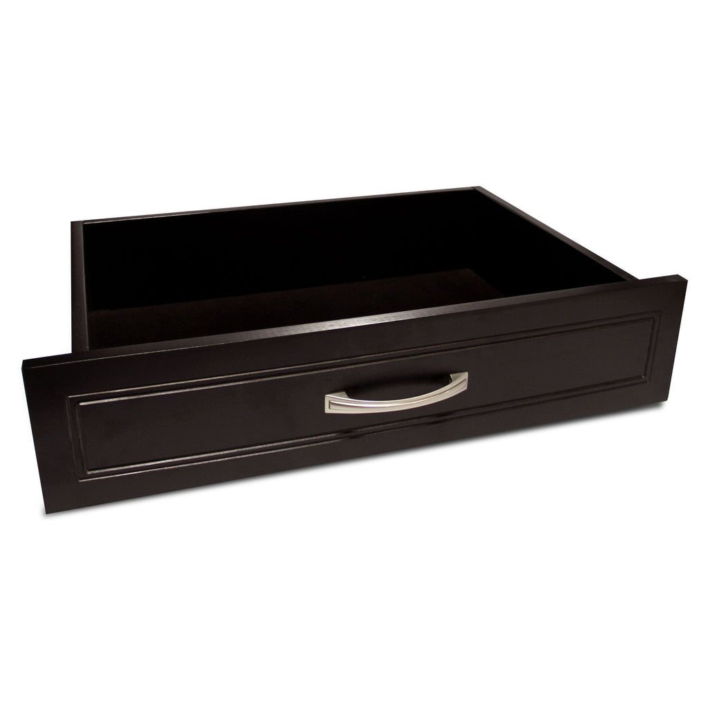 Woodcrest Espresso 6" High x 16" Deep Drawers