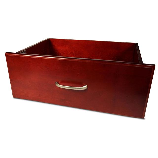 Red Mahogany 10" High Drawer Kit For John Louis Home Closet Organizer Tower Kit